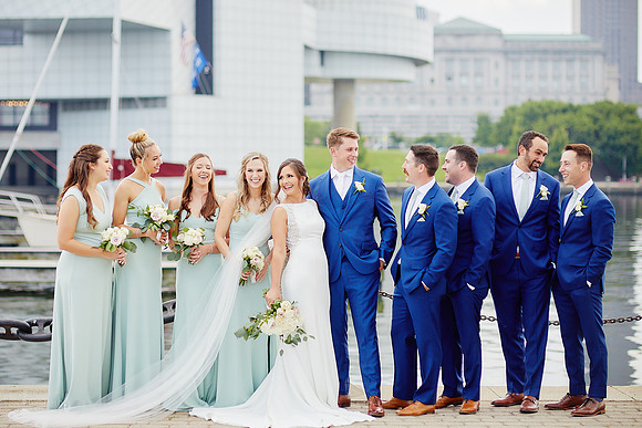 Stephanie & Tom: Wedding at Lago Custom Events at Aloft Cleveland Downtown