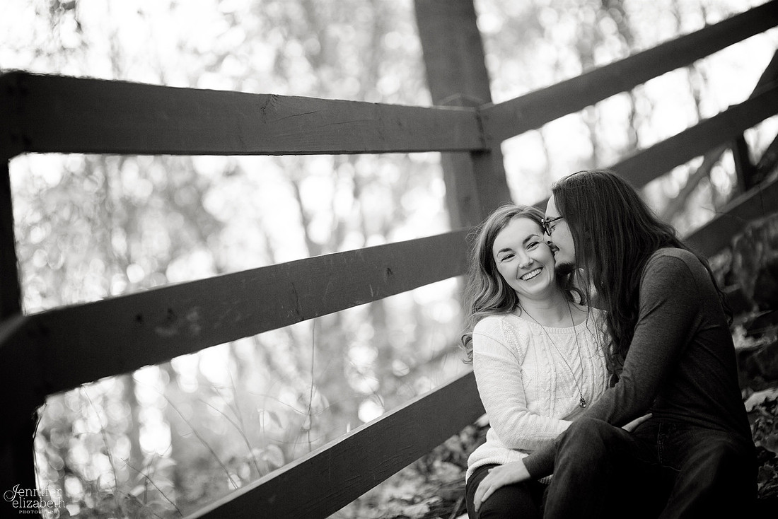 Tess and Adam's Engagement Portrait Session in Olmsted Falls, Cleveland