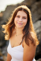 Nina: Senior Session at Kenneth J Sims Park Beach in Euclid