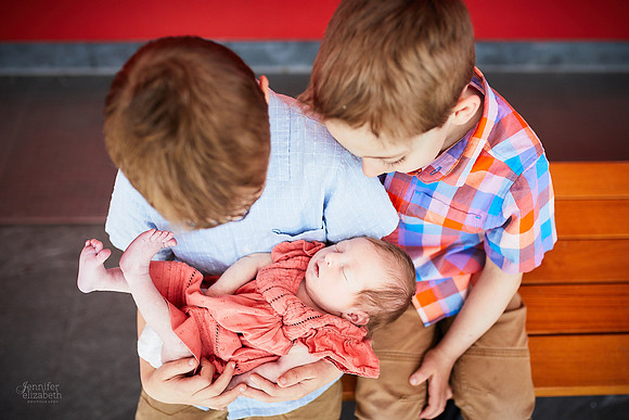 Baby Kaylee: Newborn and Family Portrait Session at The Cleveland Museum of Art and Wade Lagoon