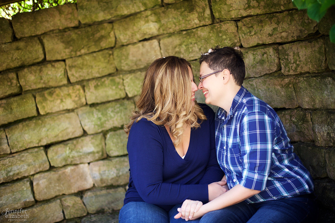 Kim & Aj: Same Sex Engagement Session in Westerville, Ohio