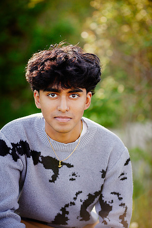 Sahil: Senior Portrait Session in Downtown Hudson and Hudson Springs Park